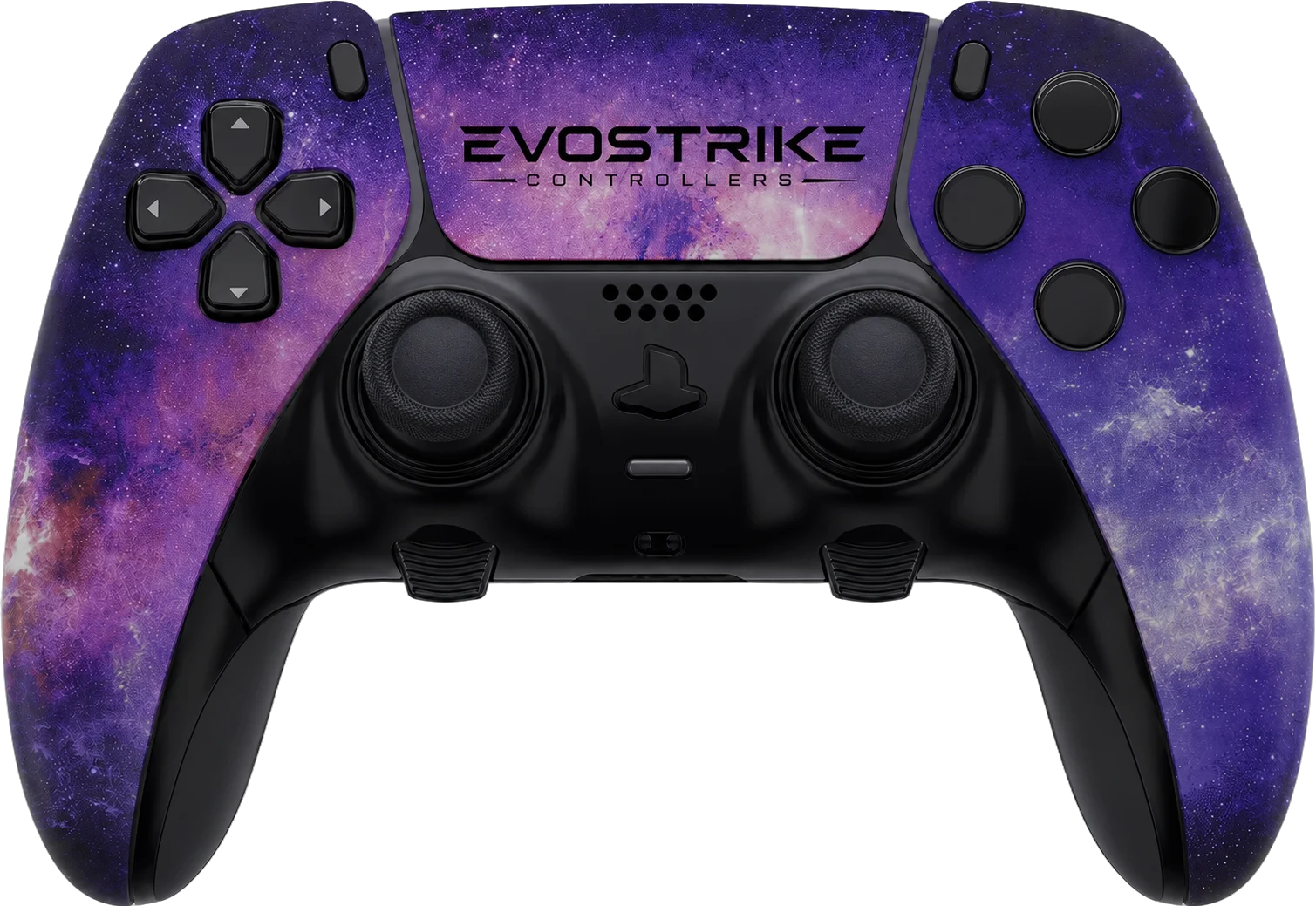 Manette custom EvoStrike motif galaxie violette
